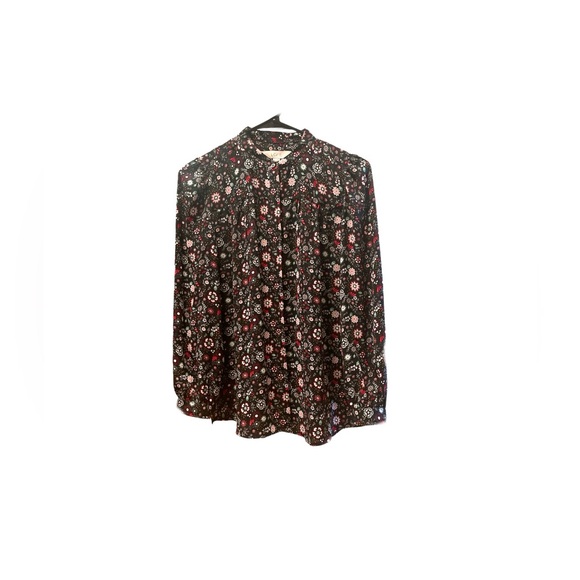 Loft Floral Button Blouse Top - Picture 1 of 6